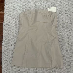 NWT Brooklyn Baby Tube PU Mini Dress
